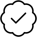 Authentic brand-name stock icon